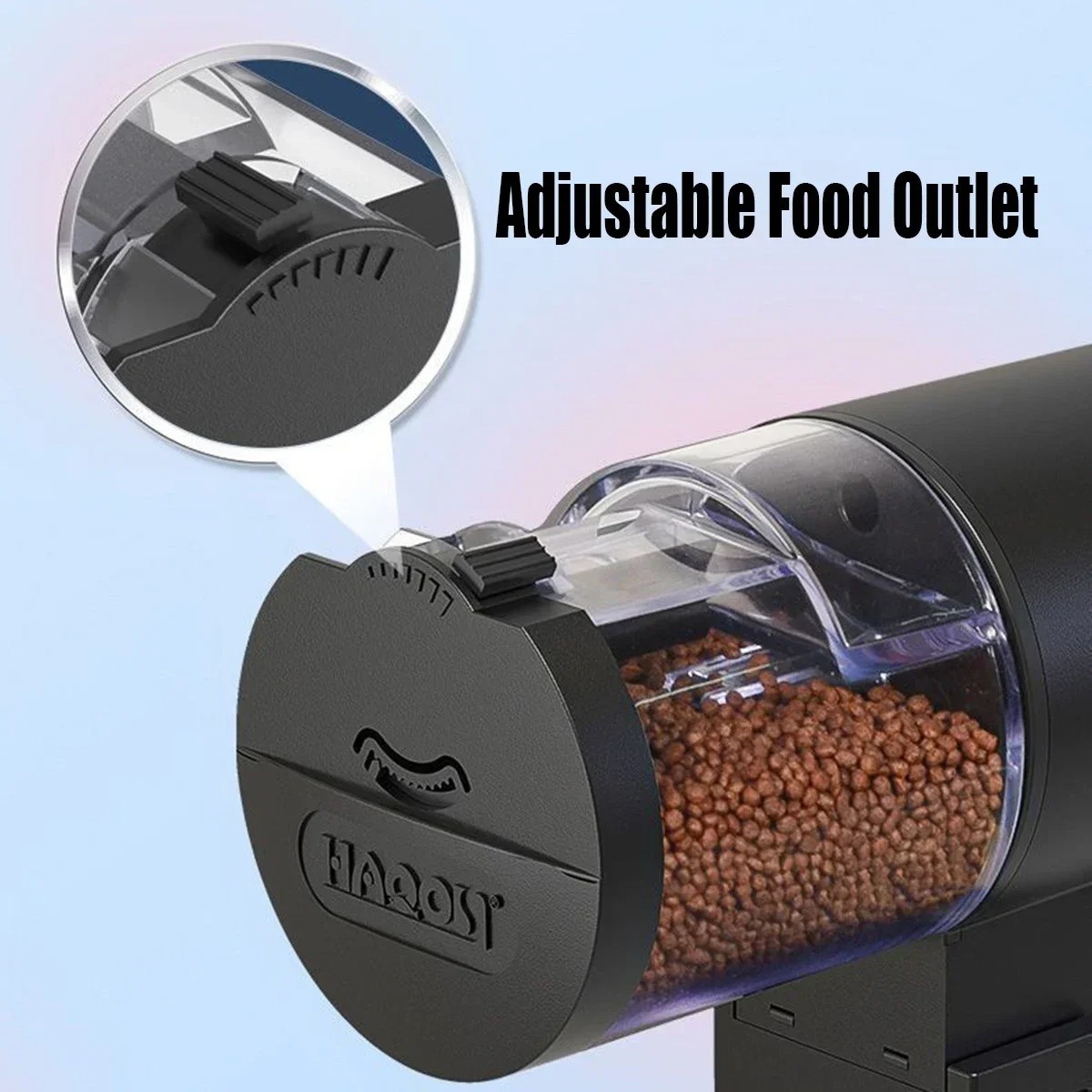 Aquarium Fish Feeder Automatic - 자동 물고기 급식기 100ML 용량 배터리