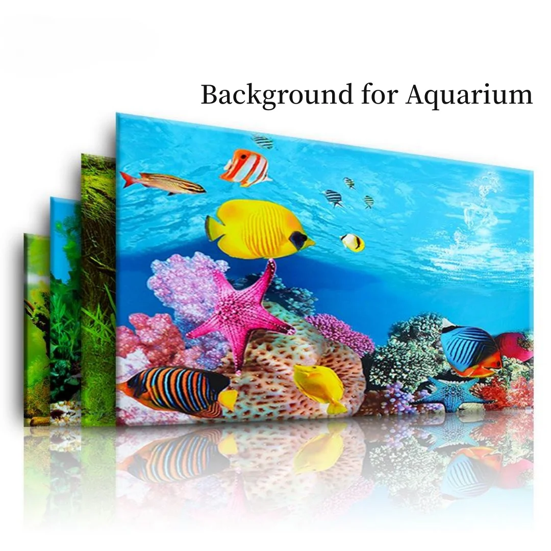 Aquarium Fish Background - 배경 수족관 3D 스티커 포스터 장식,