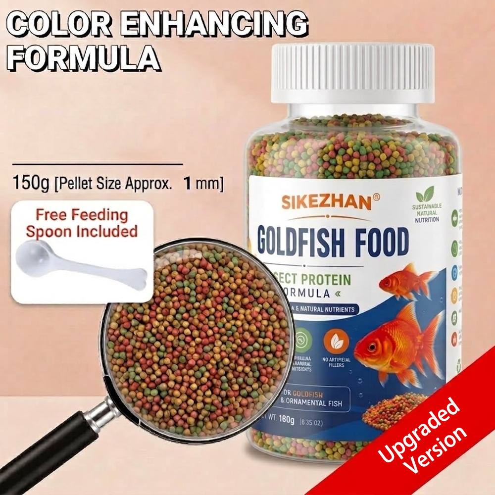 Aquarium Fish Vitamin - 색상 강화 금붕어 사료 곤충 단백질