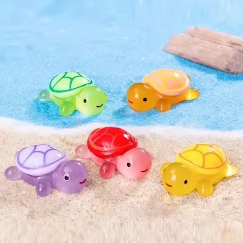 20/50/100pcs 미니 빛나는 거북이 홈 장식 조 - Aquarium Fish Names 리뷰 및 가격