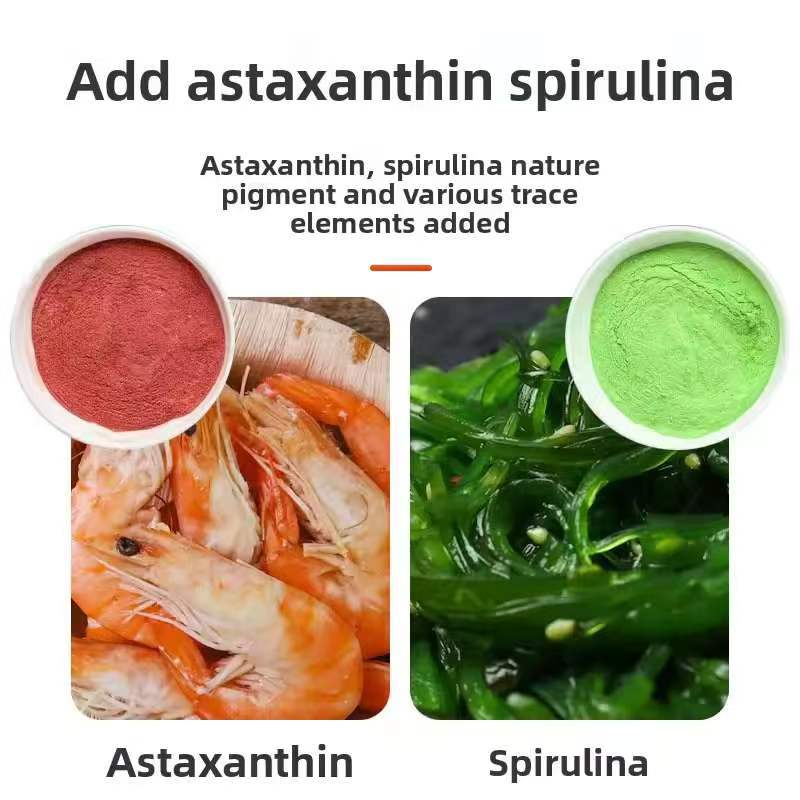 고단백 스피루리나 아스타잔틴 미니 앵무새 물고기 사료  - Aquarium Fish Vitamin 리뷰 및 가격