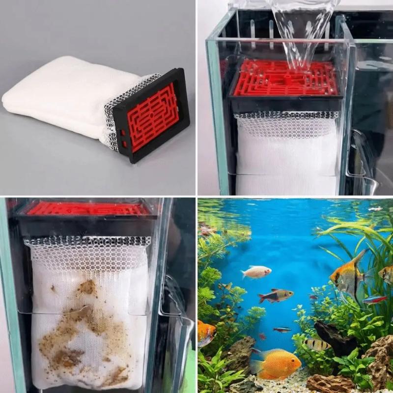 어항 필터 백 효율적인 여과 걸이형 필터 펌프 박스 드 - Aquarium Fish Background 리뷰 및 가격