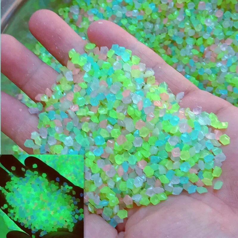 1000pcs 어두운 자갈 돌에 3-5mm 빛나는 모래 - Aquarium Decoration Rock 리뷰 및 가격