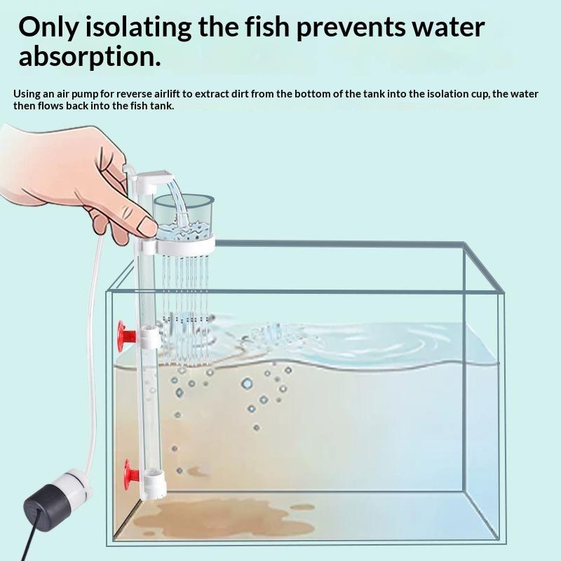 10-50갤런 수족관 어항용 1세트 에어리프트 물고기  - Aquarium Fish Waste Collector 리뷰 및 가격