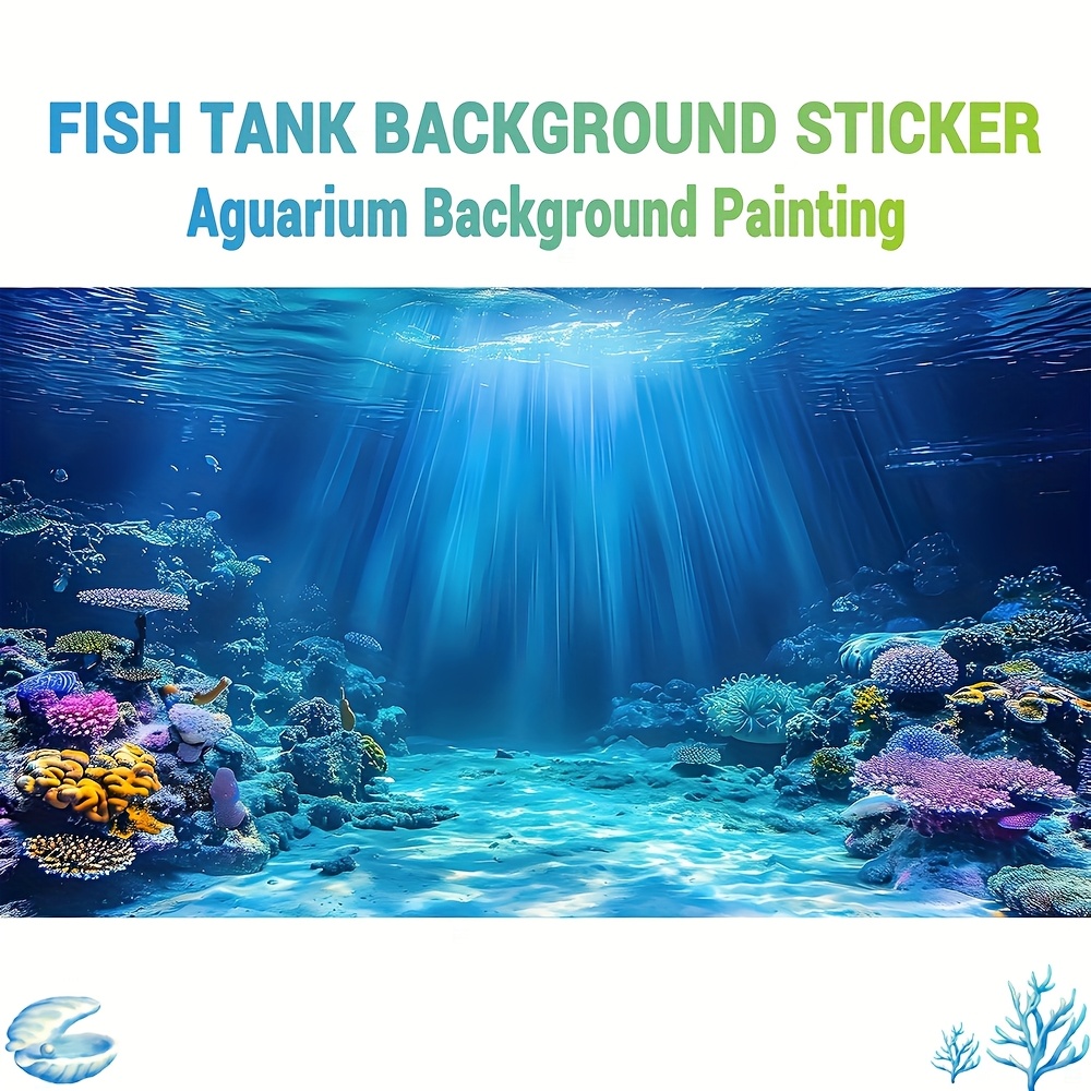 수족관 배경화면 물고기 탱크 스티커, 해수/담수 수족관 - Aquarium Fish Background 리뷰 및 가격