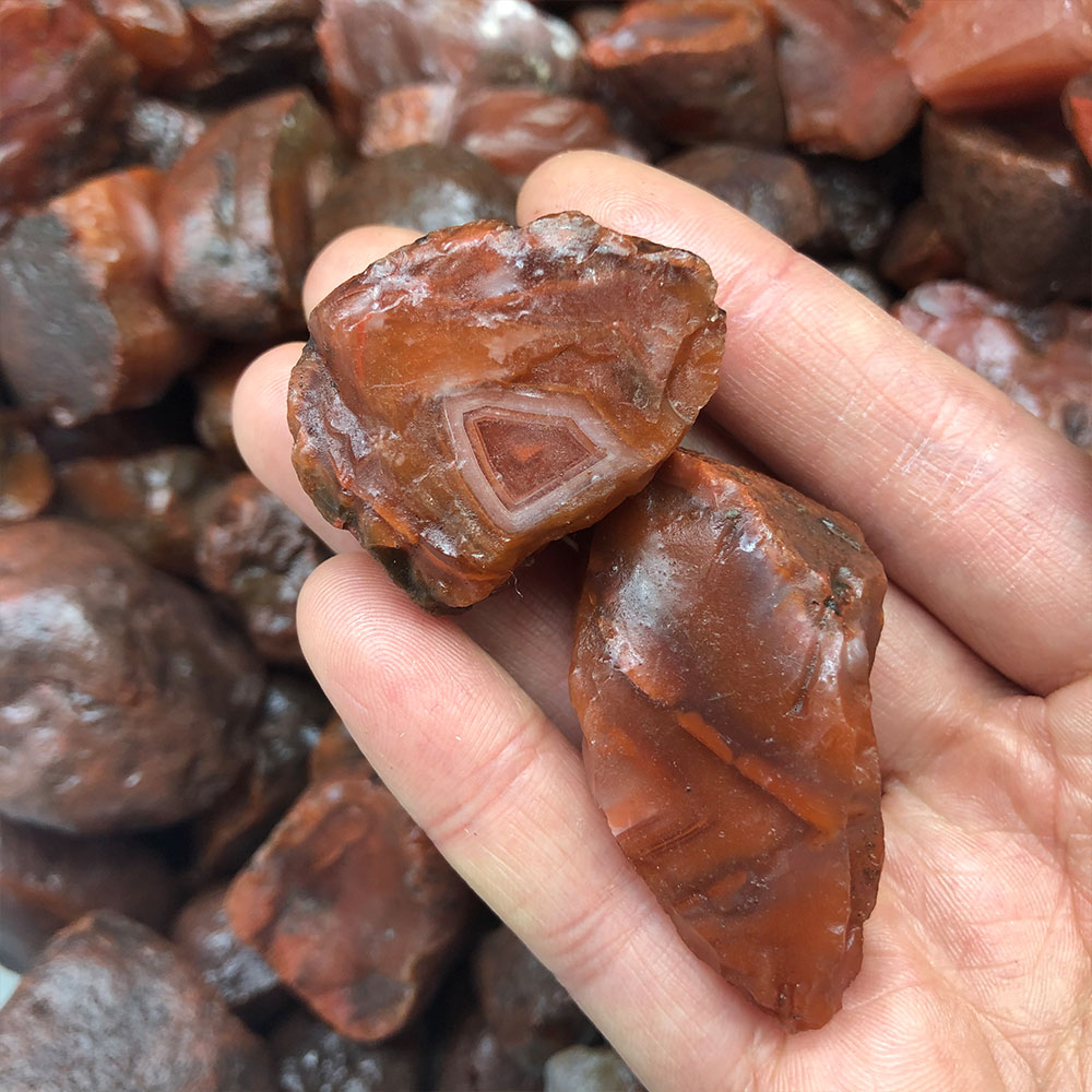 1pc 무작위 거친 원시 Carnelian 붉은 마노  - Aquarium Decoration Rock 리뷰 및 가격