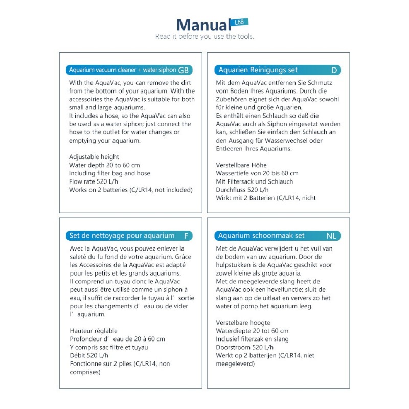 1세트 어항 모래 제거기 수족관 진공 청소기 물 필터  - Aquarium Fish Maintenance 리뷰 및 가격