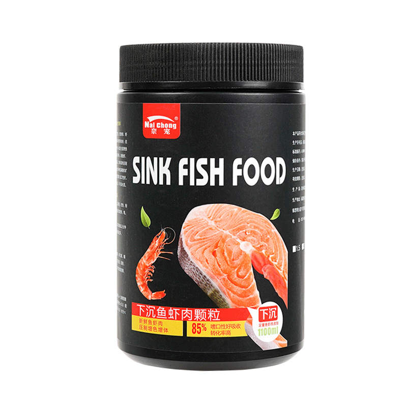 바닥에 머무르는 물고기를 위한 나이총 고기 단백질 침강 - Aquarium Fish Vitamin 리뷰 및 가격