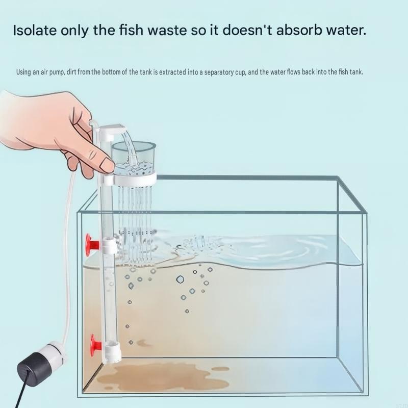 에어 리프트 수족관 가정용 탱크 바닥 청소용 폐기물 수 - Aquarium Fish Waste Collector 리뷰 및 가격